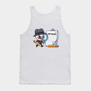 Copyright Detective Tank Top